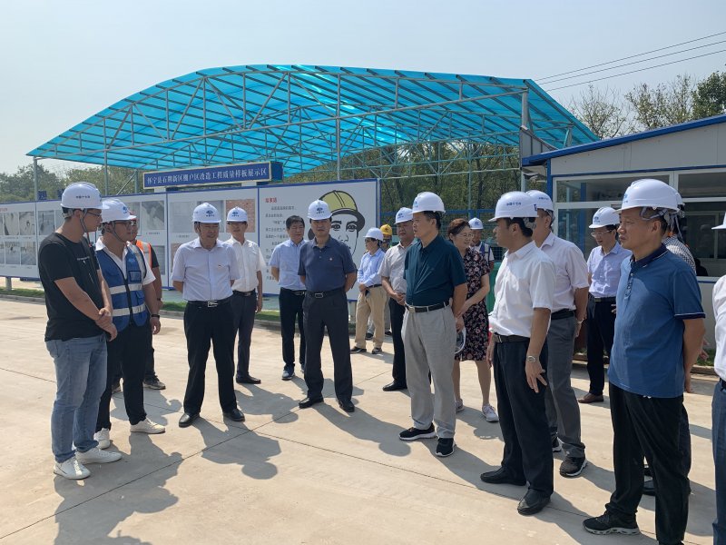 在石牌戏曲文化特色小镇建设现场